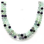 Multi Fluorite Japa Mala (Without Knot)