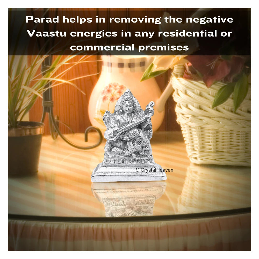 Saraswati Parad Idol (120 Gram, 2 Inch)