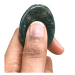 Moss Agate Worry Stone