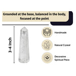 Clear Quartz Tower (3" to 4" Inch)