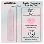 Rose Quartz Wand (Faceted)