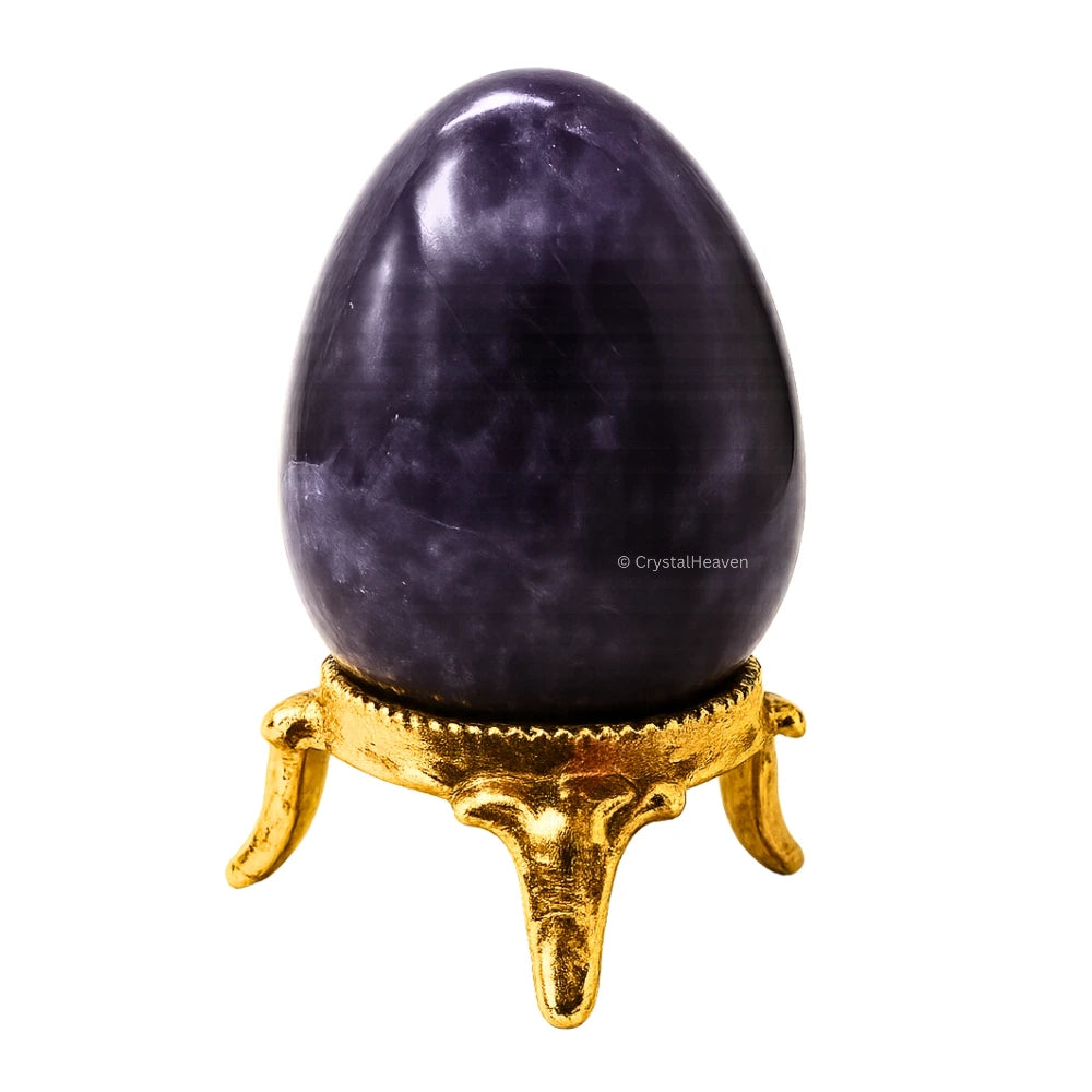 Lepidolite Crystal Egg Stone