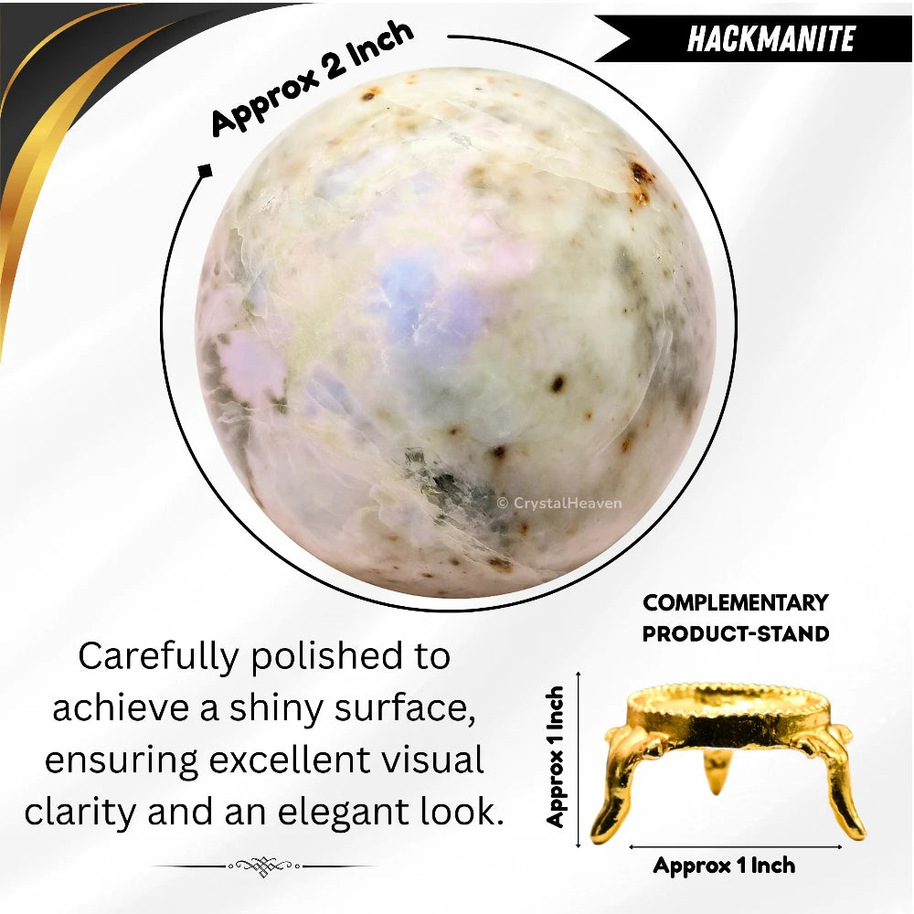 Hackmanite Sphere (2 Inch)