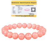 Cherry Quartz Bracelet (Elastic)