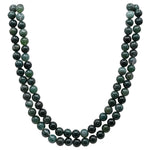 Moss Agate Japa Mala (Without Knot)