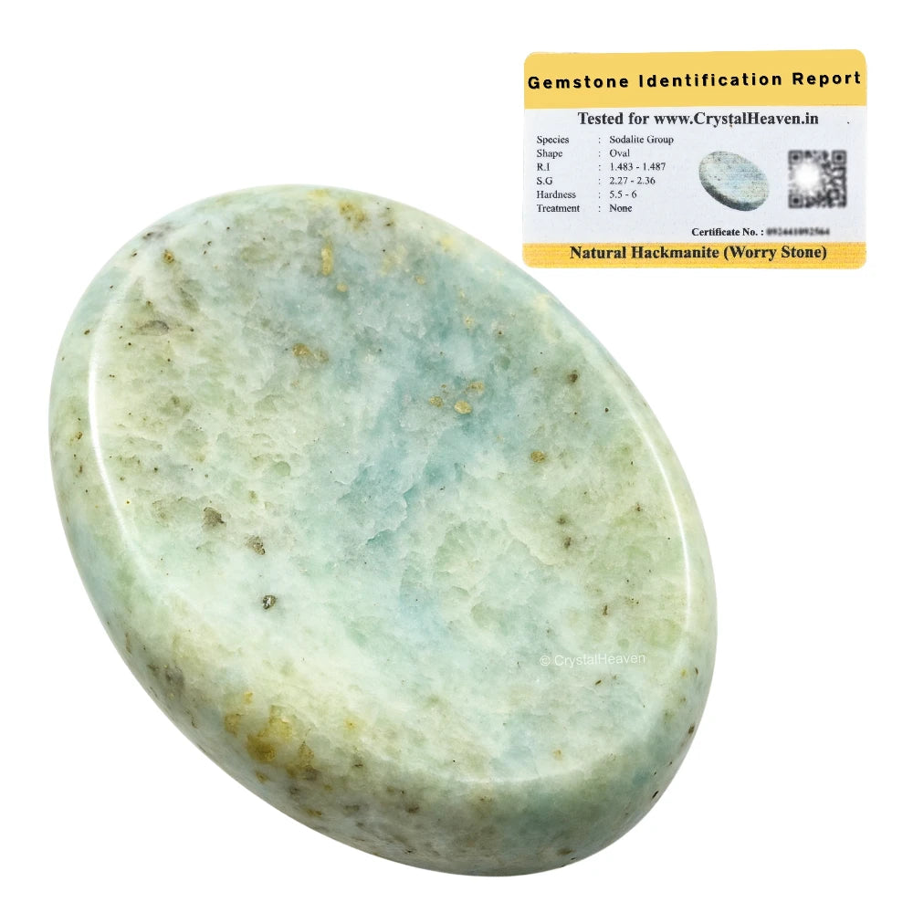 Hackmanite Worry Stone