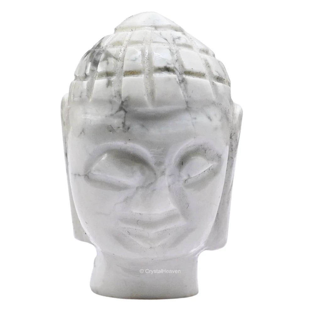 Howlite Buddha Head