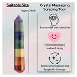 7 Chakra Wand (Faceted)