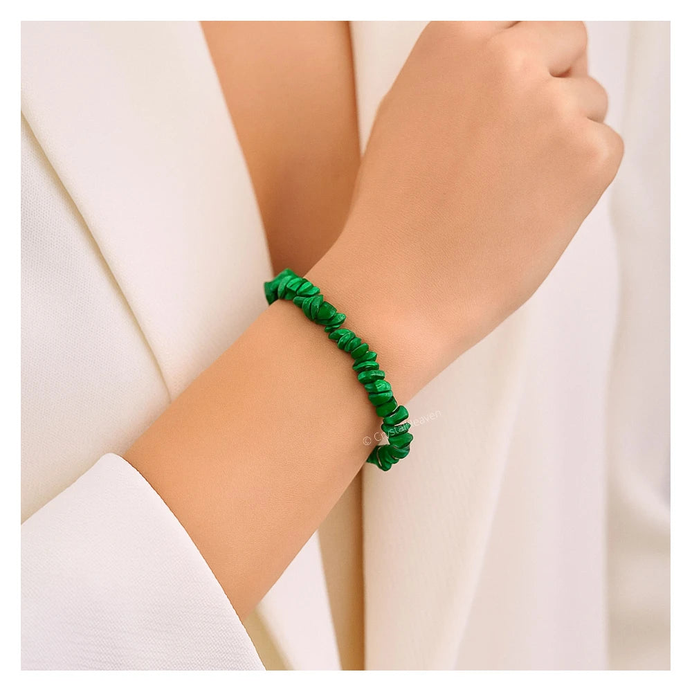 Malachite Chips Bracelet