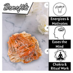 Raw Vanadinite Crystal Mineral Specimen (Medium)
