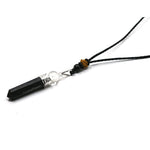 Shungite Necklace - Cap Pencil with Quartz