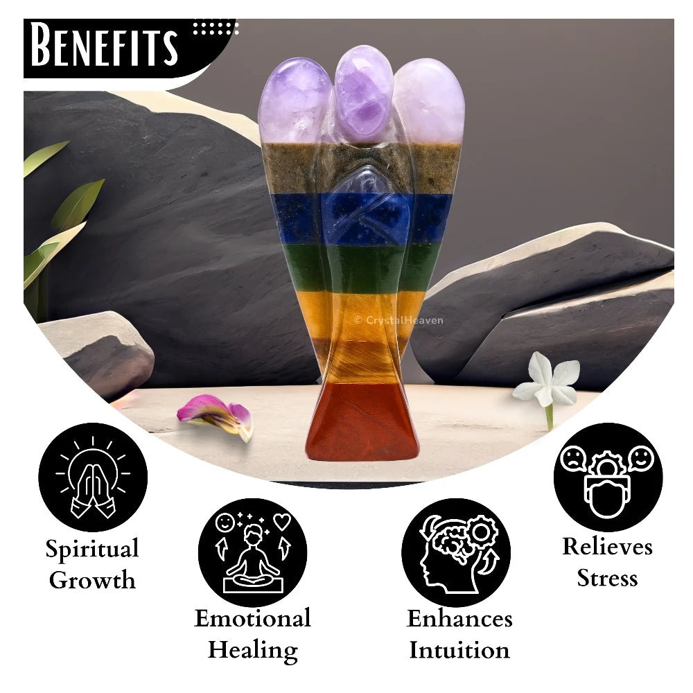 7 Chakra Angel (2 Inch)