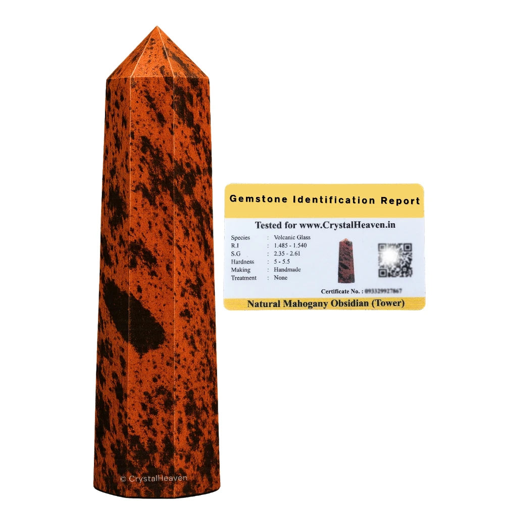 Mahogany Obsidian Crystal Tower (2" to 3" inch)