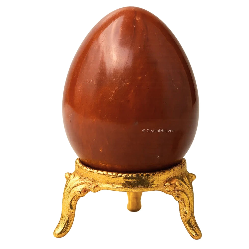 Red Jasper Crystal Egg Stone