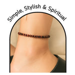 Red Tiger Eye Anklet (Without Knot)