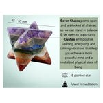 7 Chakra Crystal Merkaba (35-45 mm)