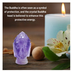 Amethyst Buddha Head