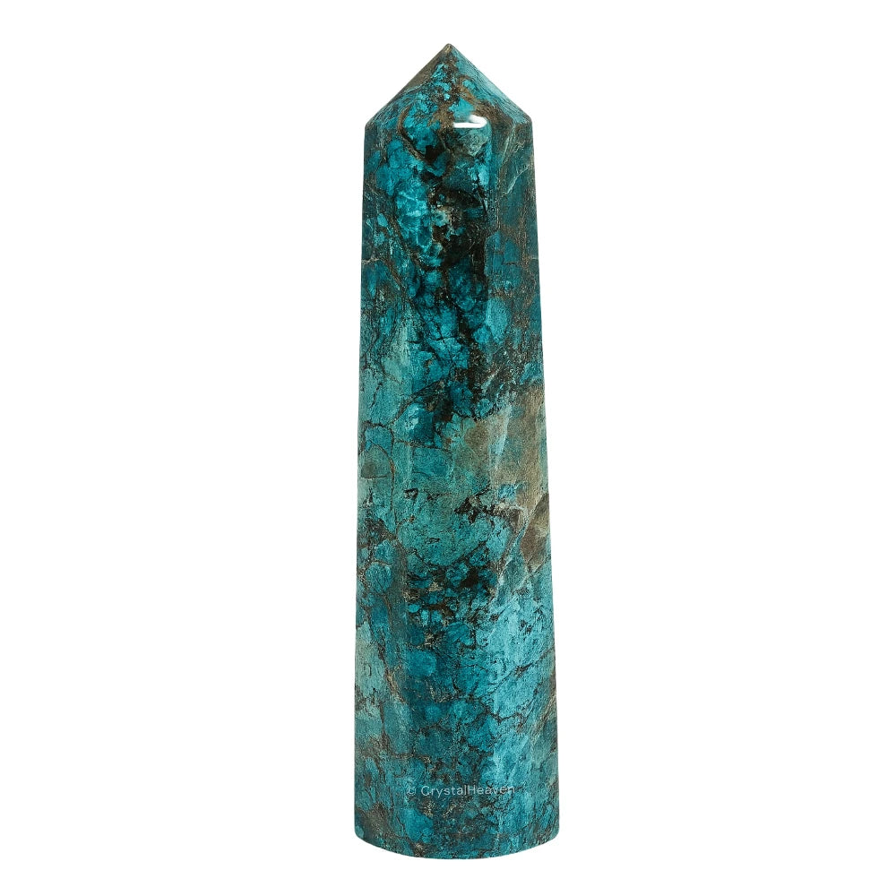 Chrysocolla  Crystal Tower (2" to 3" inch) 