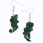 Green Aventurine Crystal Earrings
