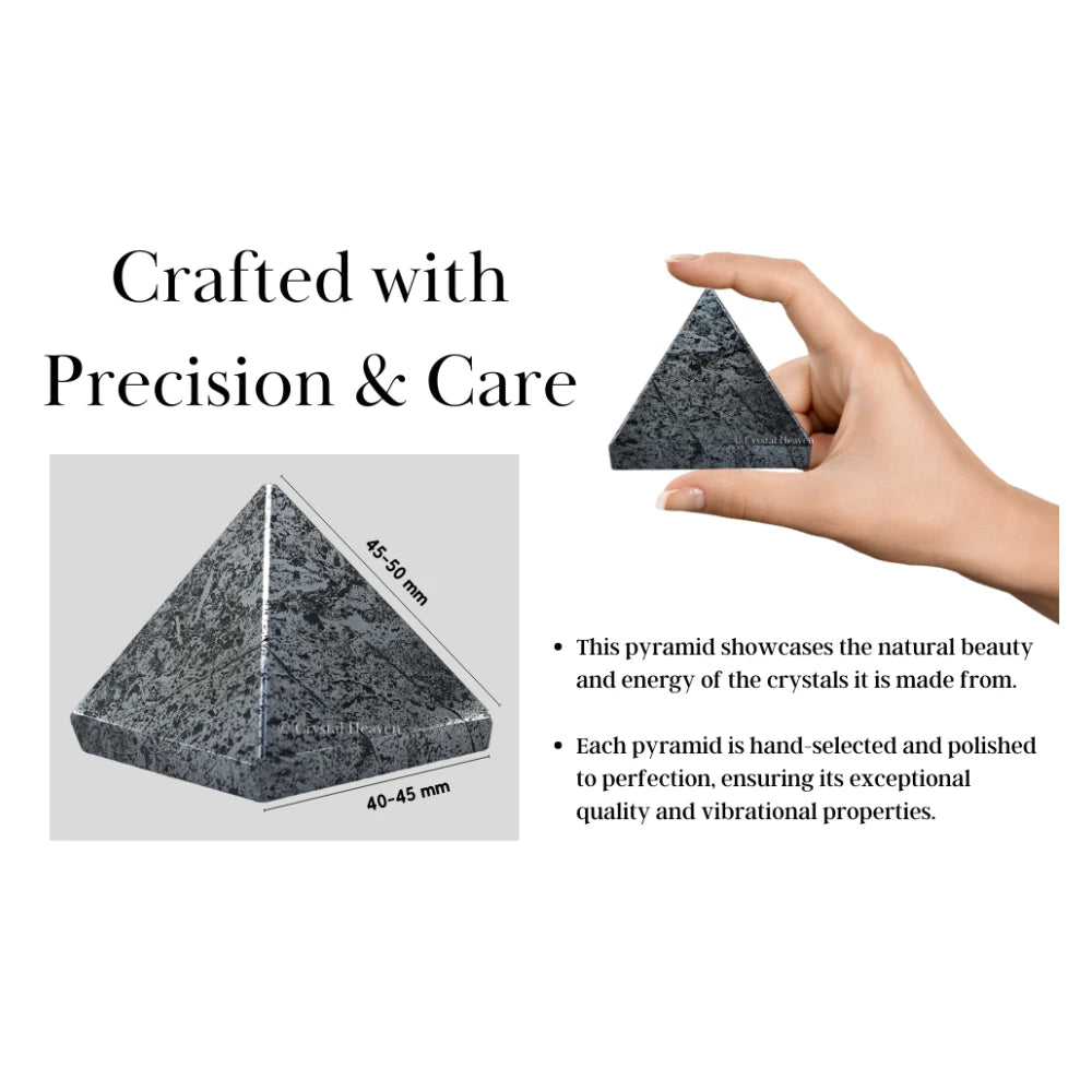 Hematite Pyramid (2 Inch)