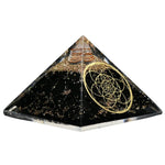 Shungite Orgone Pyramid (Seed Of Life)