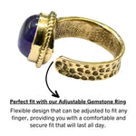 Amethyst Ring (Gold/Oval)