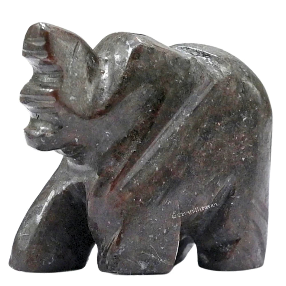 Garnet Crystal Elephant
