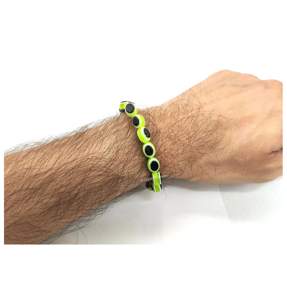 Green Evil Eye Bracelet