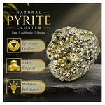 Pyrite Stone Crystal Cluster (350 to 500)