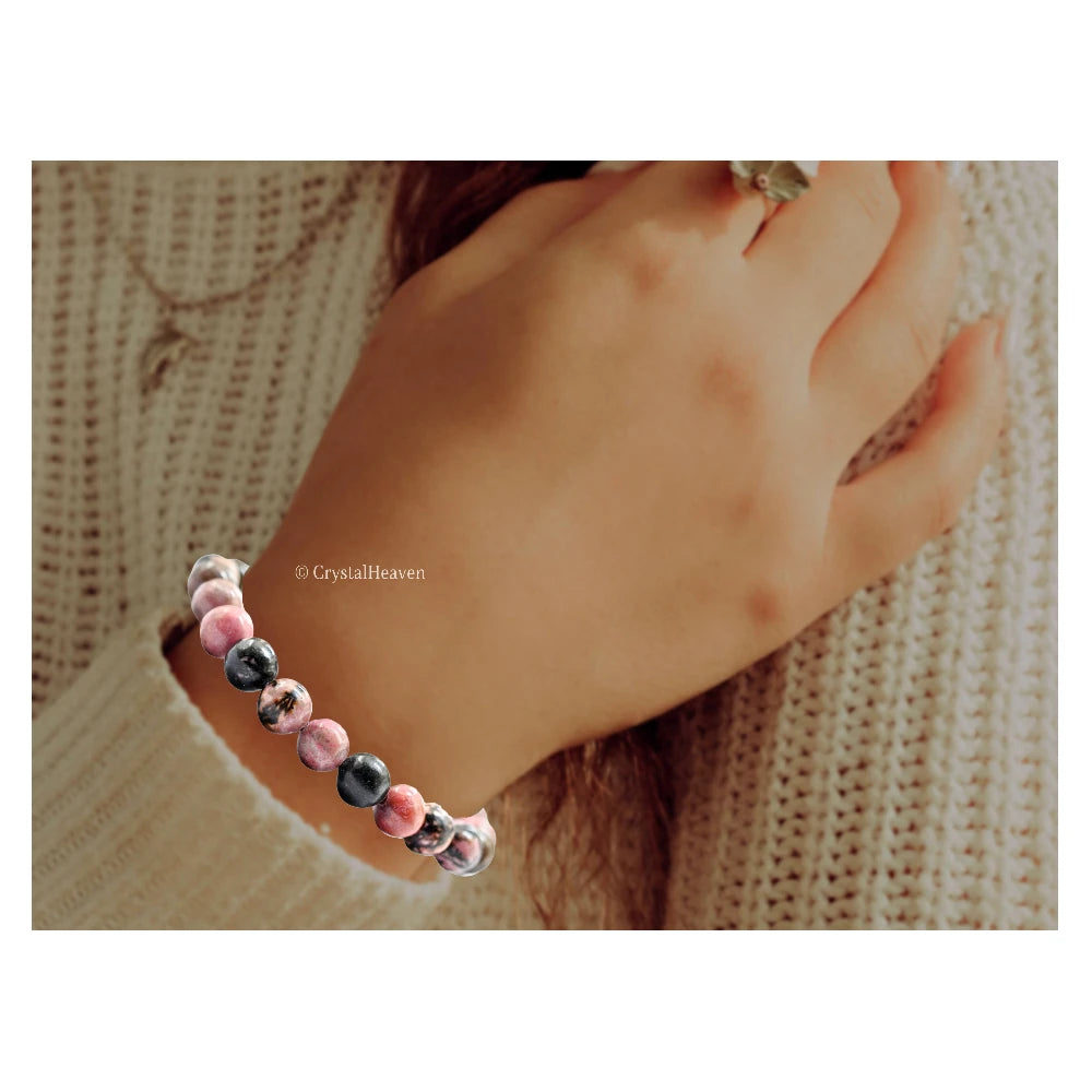 Rhodonite Bracelet (Elastic)