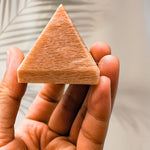 Peach Moonstone Pyramid (1.5 Inch)