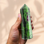 Large Ruby Zoisite Tower