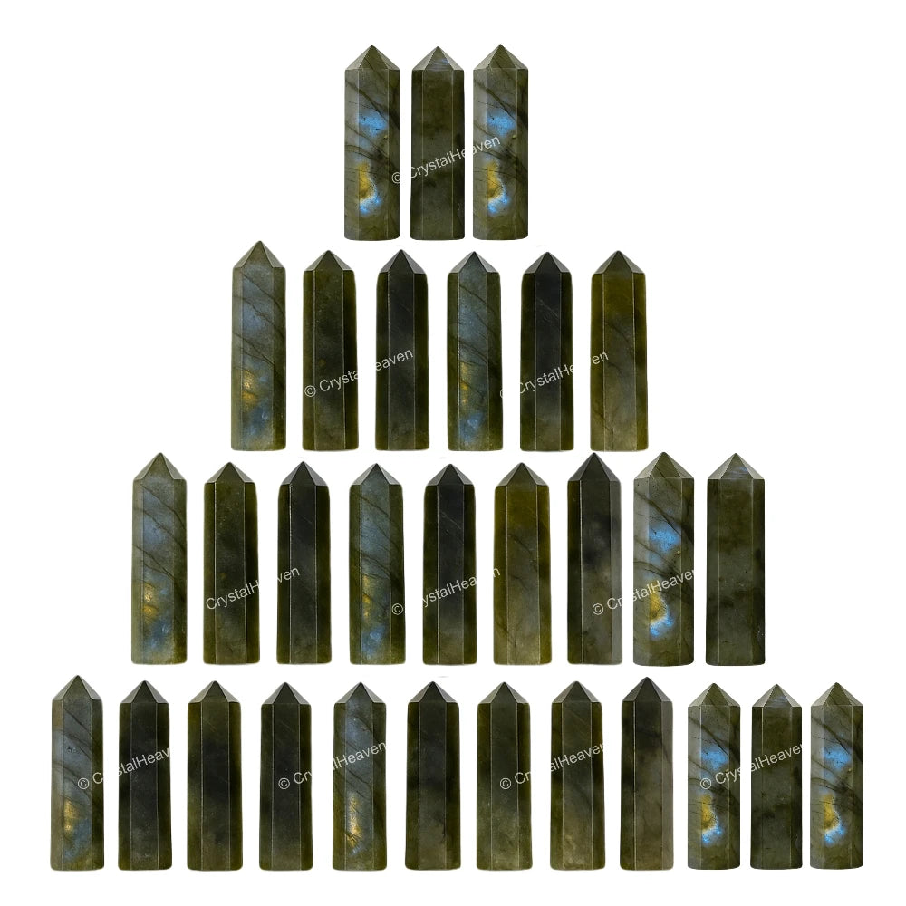 Labradorite Pencil Points (Set of 10)