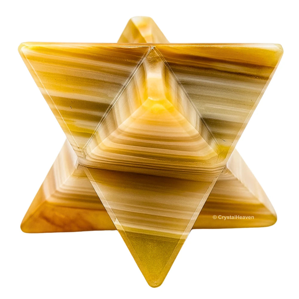 Lace Agate Crystal Merkaba (20-25 mm)