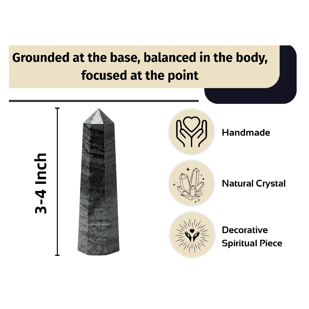 Hematite Tower (3" to 4" inch)