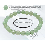 Green Aventurine Bracelet (Faceted-Stretchable)