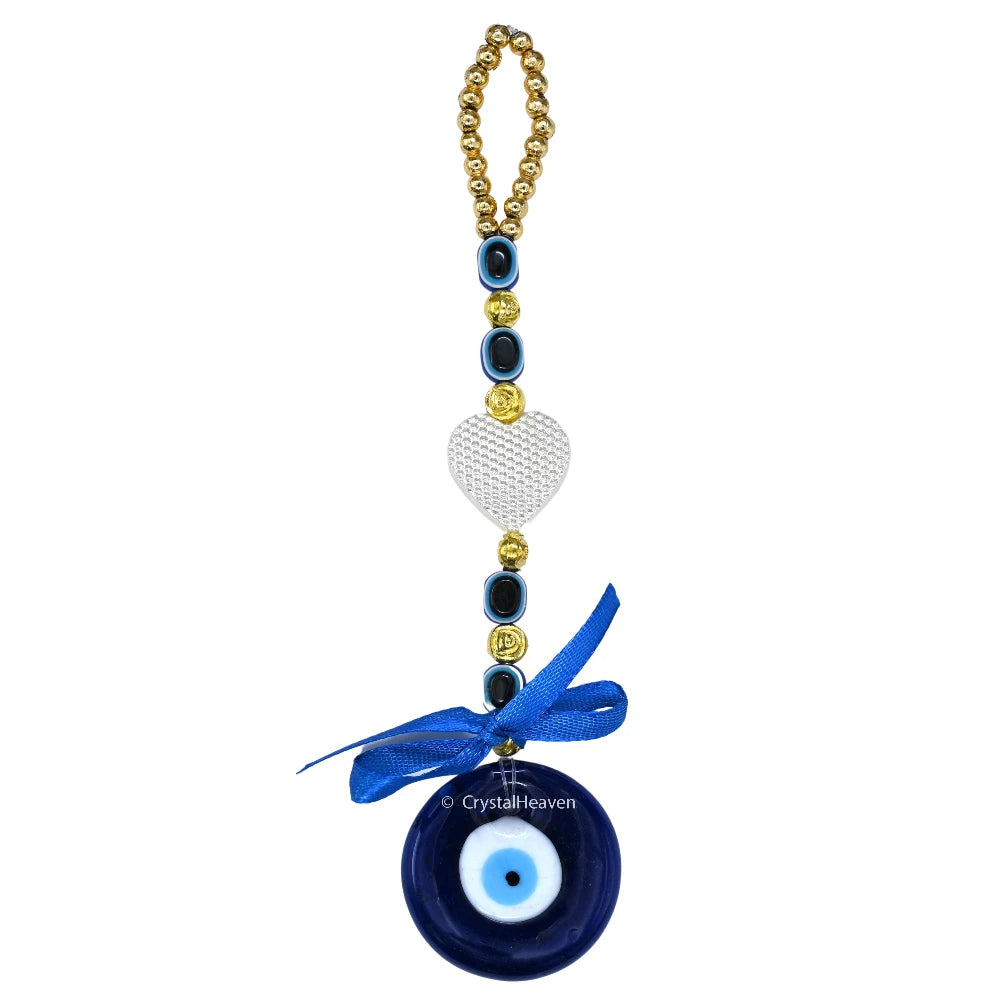 Evil Eye with Heart Car Hanging Ornaments (7 Inch)