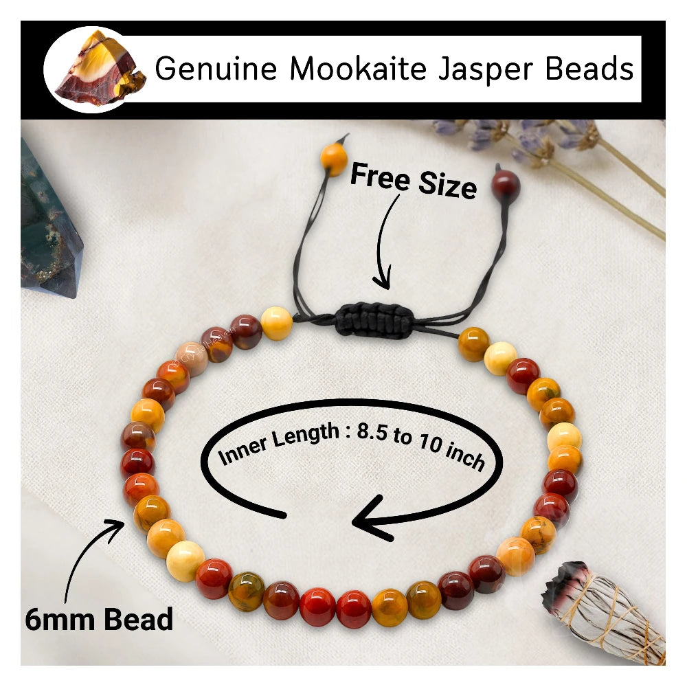 Mookaite Anklet (Without Knot)