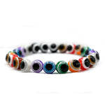 Multi Evil Eye Bracelet (1 By 1 Beads)