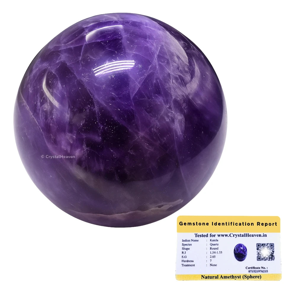 Amethyst Sphere (2 Inch)