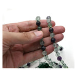 Multi Fluorite Japa Mala (Hand Knotted)