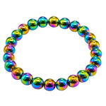 Rainbow Hematite Bracelet (Elastic)