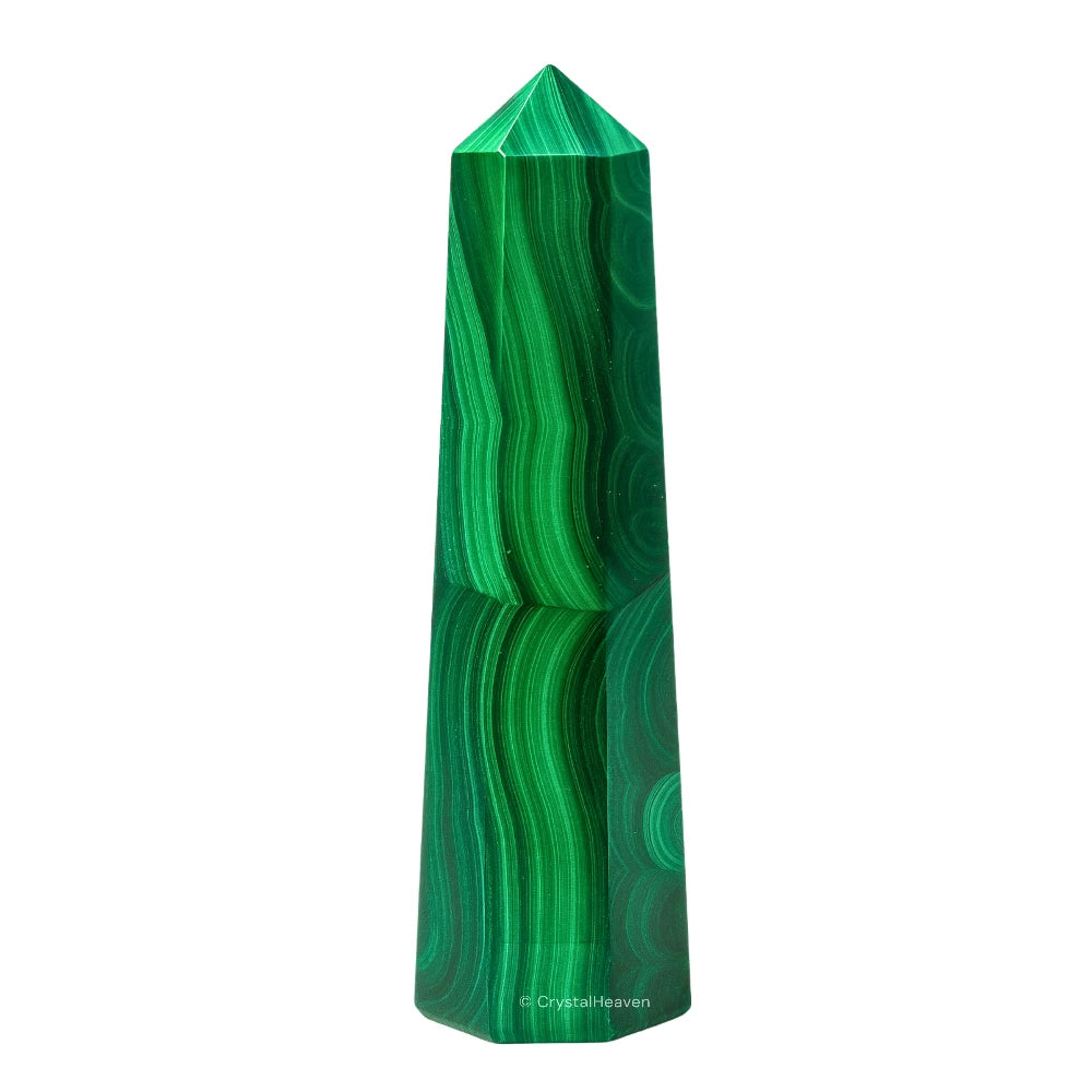 Malachite Crystal Tower (2" to 3" inch) #2-3-inch