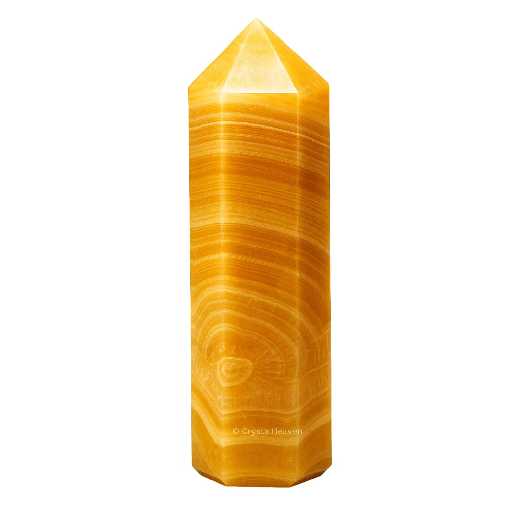 Large Yellow Calcite Tower