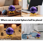 Amethyst Sphere (2 Inch)