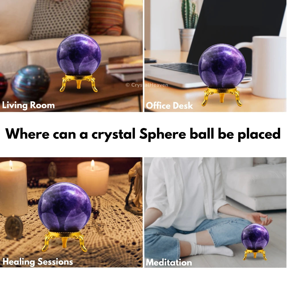 Amethyst Sphere (2 Inch)
