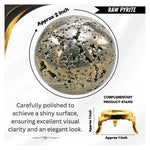 Raw Pyrite Sphere (2 Inch)