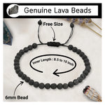 Lava Stone Anklet (Without Knot)