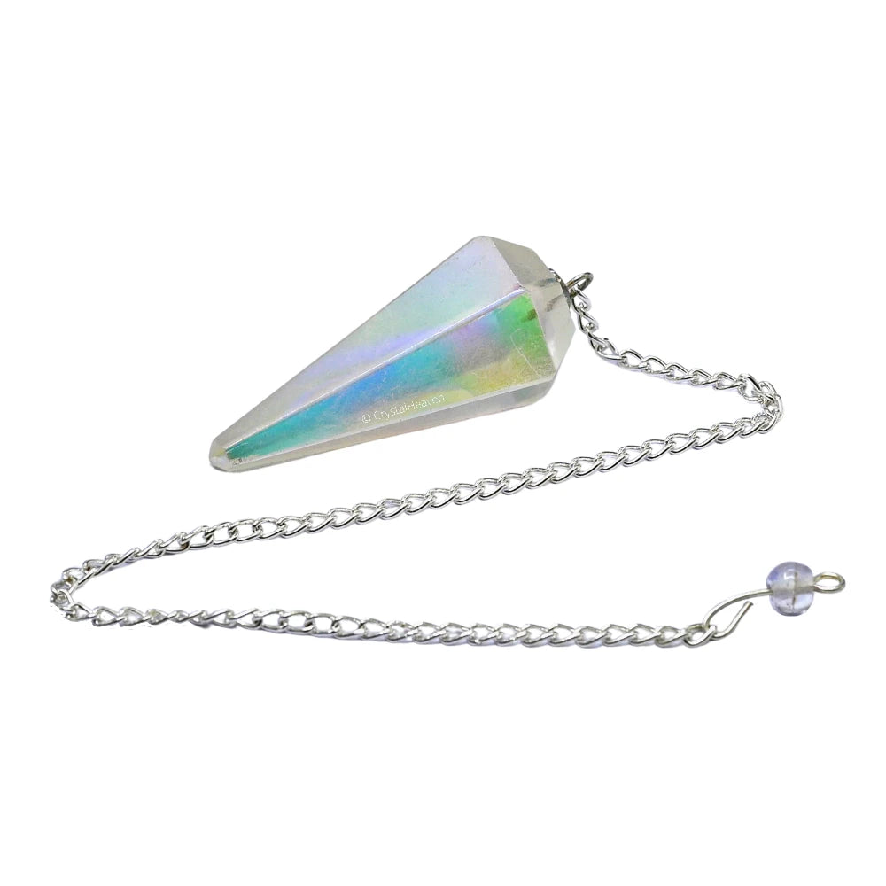 Angel Aura Quartz Pendulum