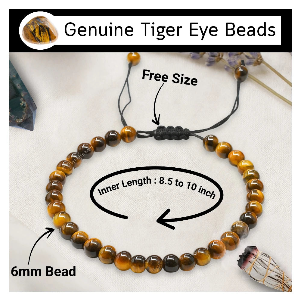 Tiger Eye Anklet (Without Knot)